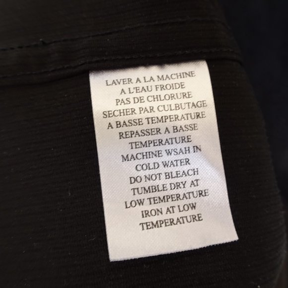 Bill Blass Black Long Sleeve Shirt - Picture 6 of 6